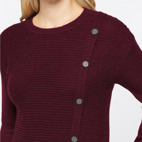 Fortune& Ivy Dolores Button Detail Sweater - Picture 4 of 5